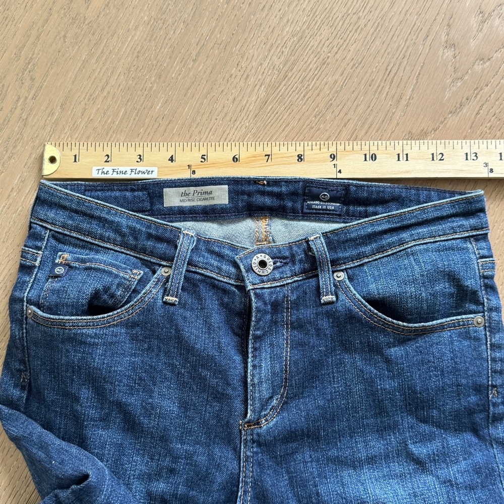 Adriano Goldschmied Mid Rise Prima Straight 26 R - Picture 5 of 8